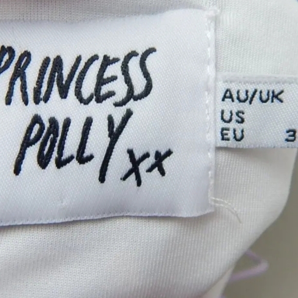 Princess Polly Pandora Lace Trim Crop Top - Picture 4 of 4